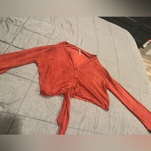 Free People Tie Sweater